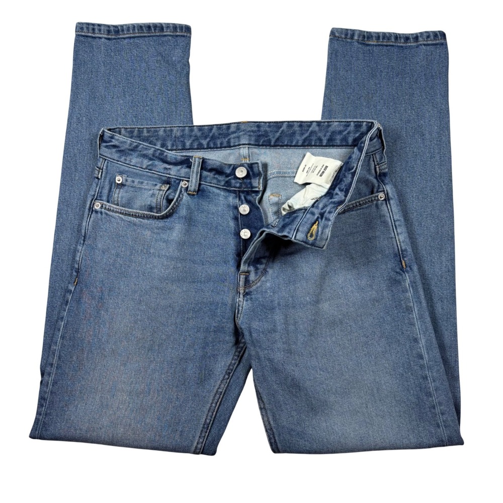 Buck Mason Ford Standard Jeans 31x34 Blue Double Dipped Denim